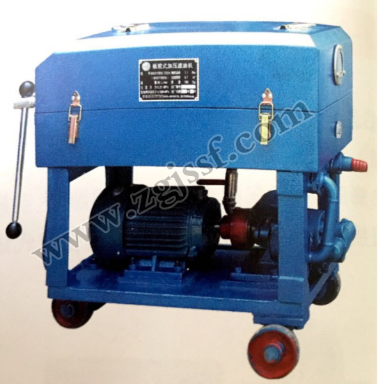 Plate and frame type pressurized oil filter