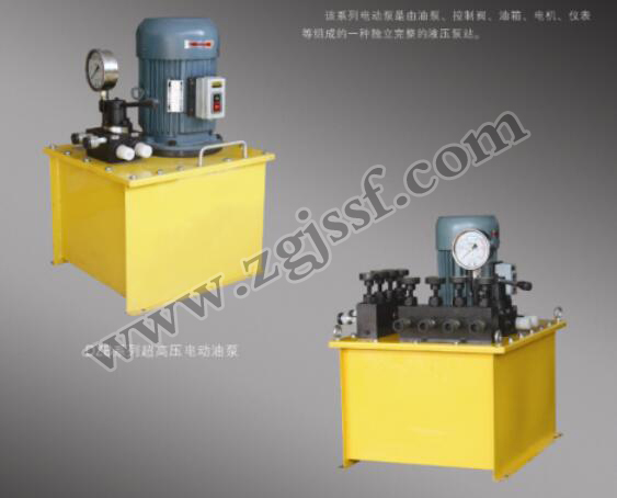 Manual ultra high pressure electric oil pump